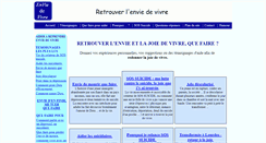Desktop Screenshot of enviedevivre.net