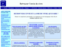 Tablet Screenshot of enviedevivre.net